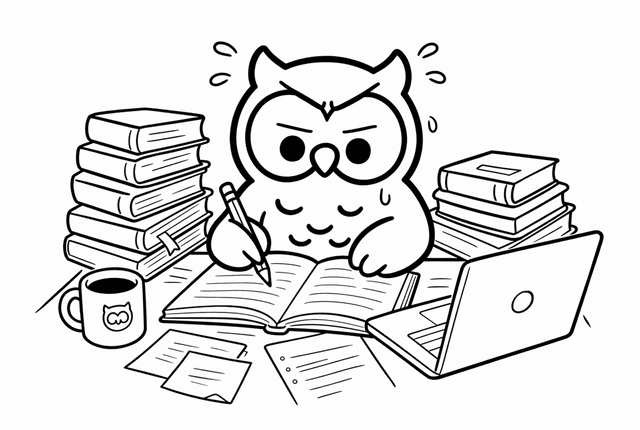 Nocto trabajando